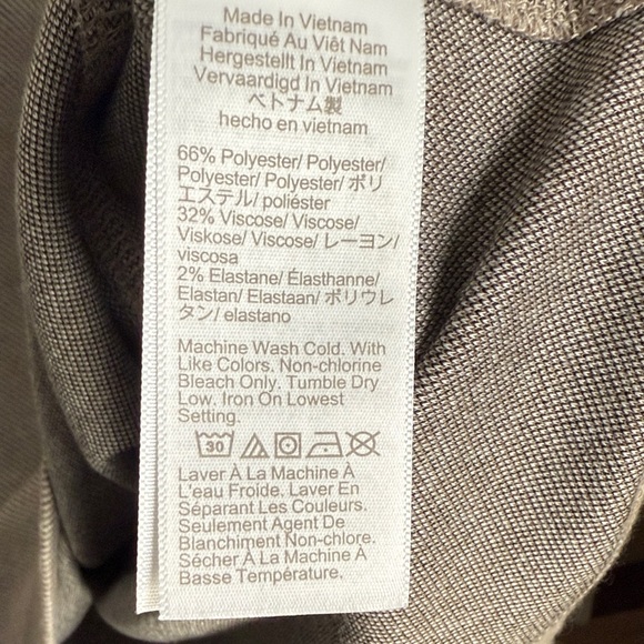 NWT J.Crew Men’s XL Authentic Fleece Quarter Zip Pullover Tan Classic Casual - Picture 5 of 10